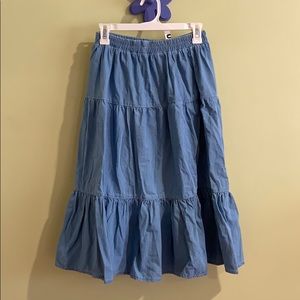 Urban Outfitters Blue Midi Skirt